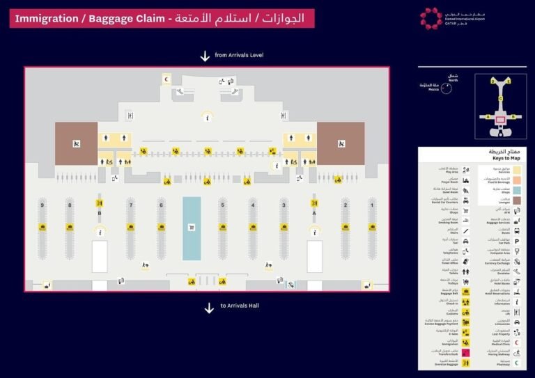 Doha Airport Passenger Guidance Maps